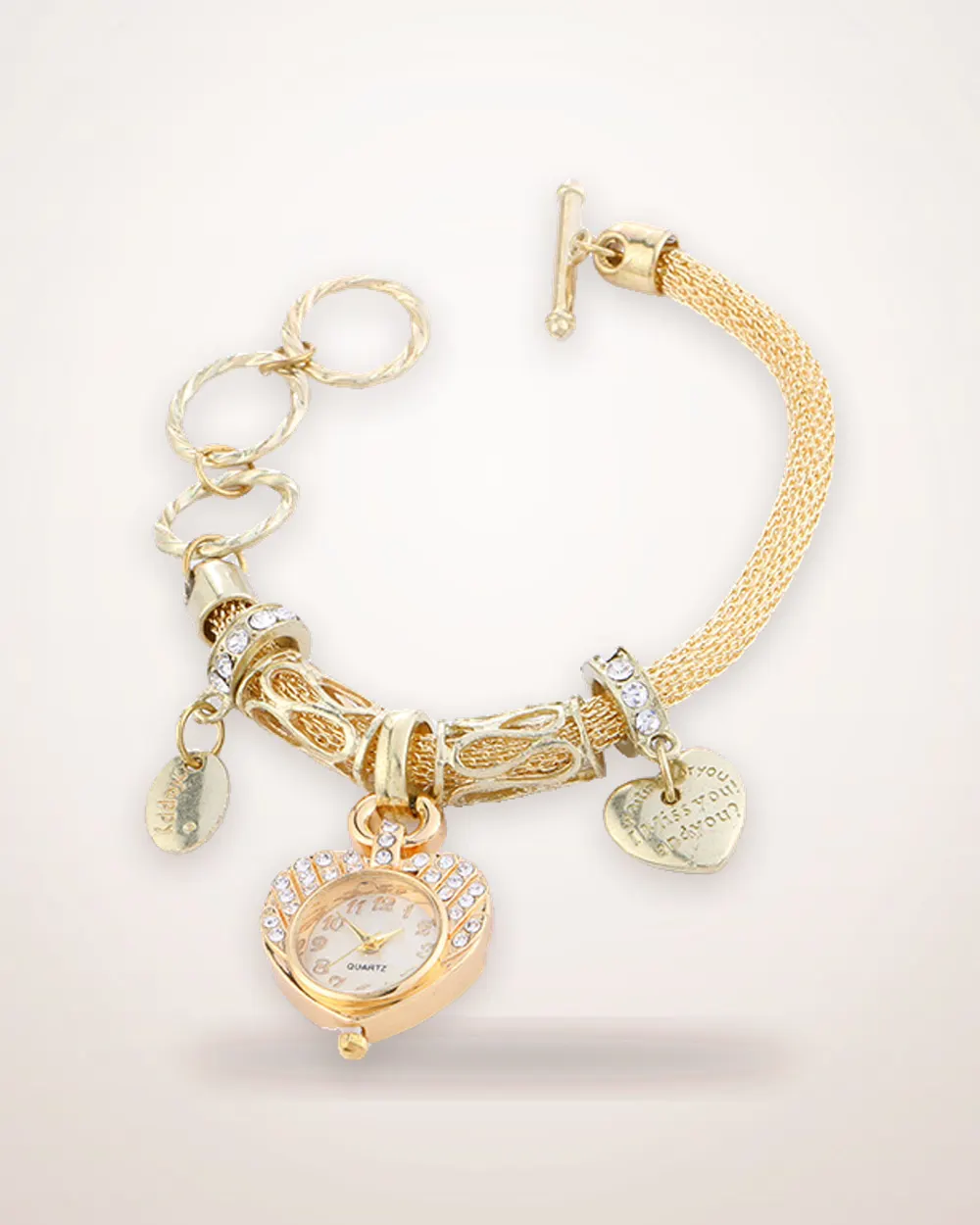 Compact Metal Bracelet Watch