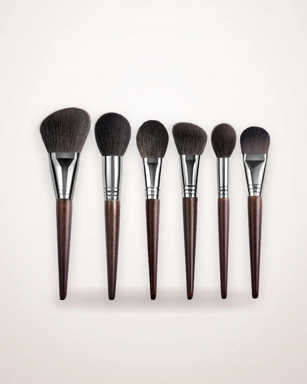 Natural Hair Brush Set, Beech Handles