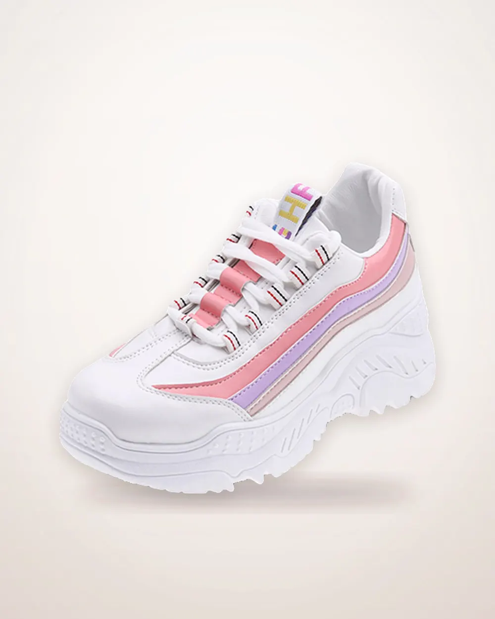 Thick-Sole Dad Sneakers