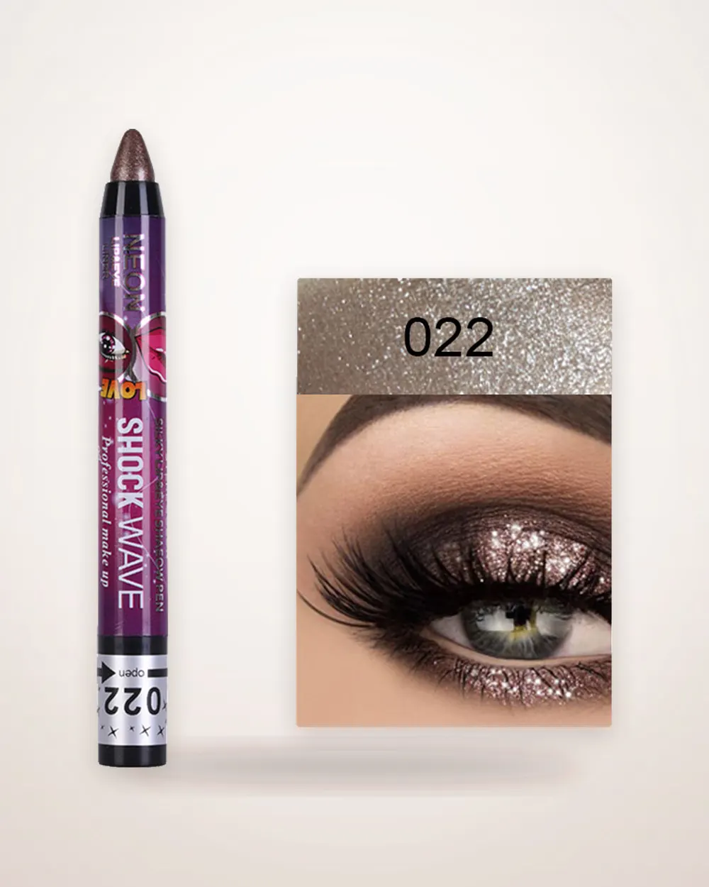 Shimmer Eyeshadow and Lip Pencil