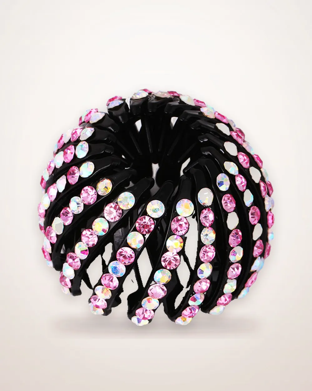 Rhinestone Coil Ponytail Hair Clip