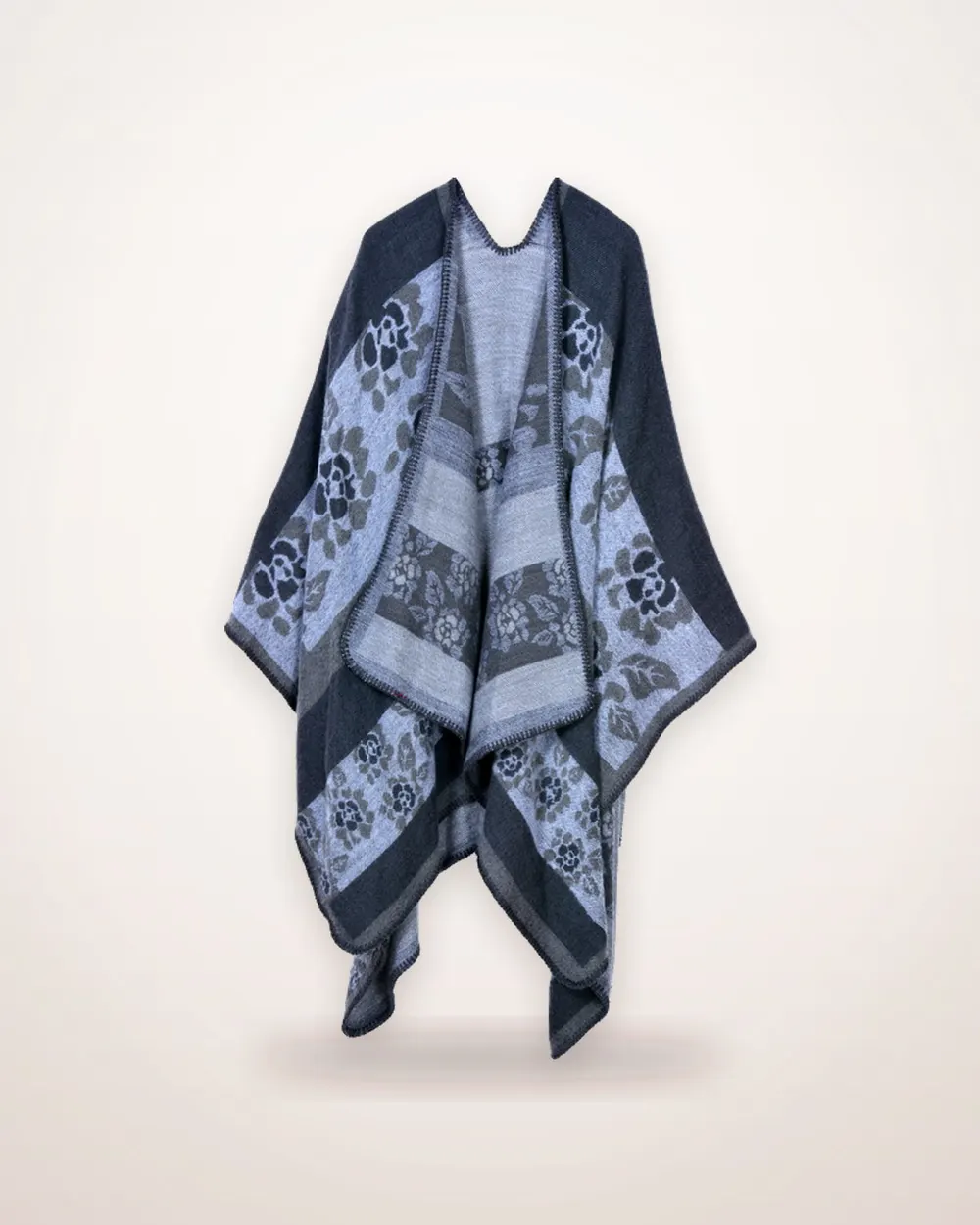 Plaid Cashmere-Feel Shawl