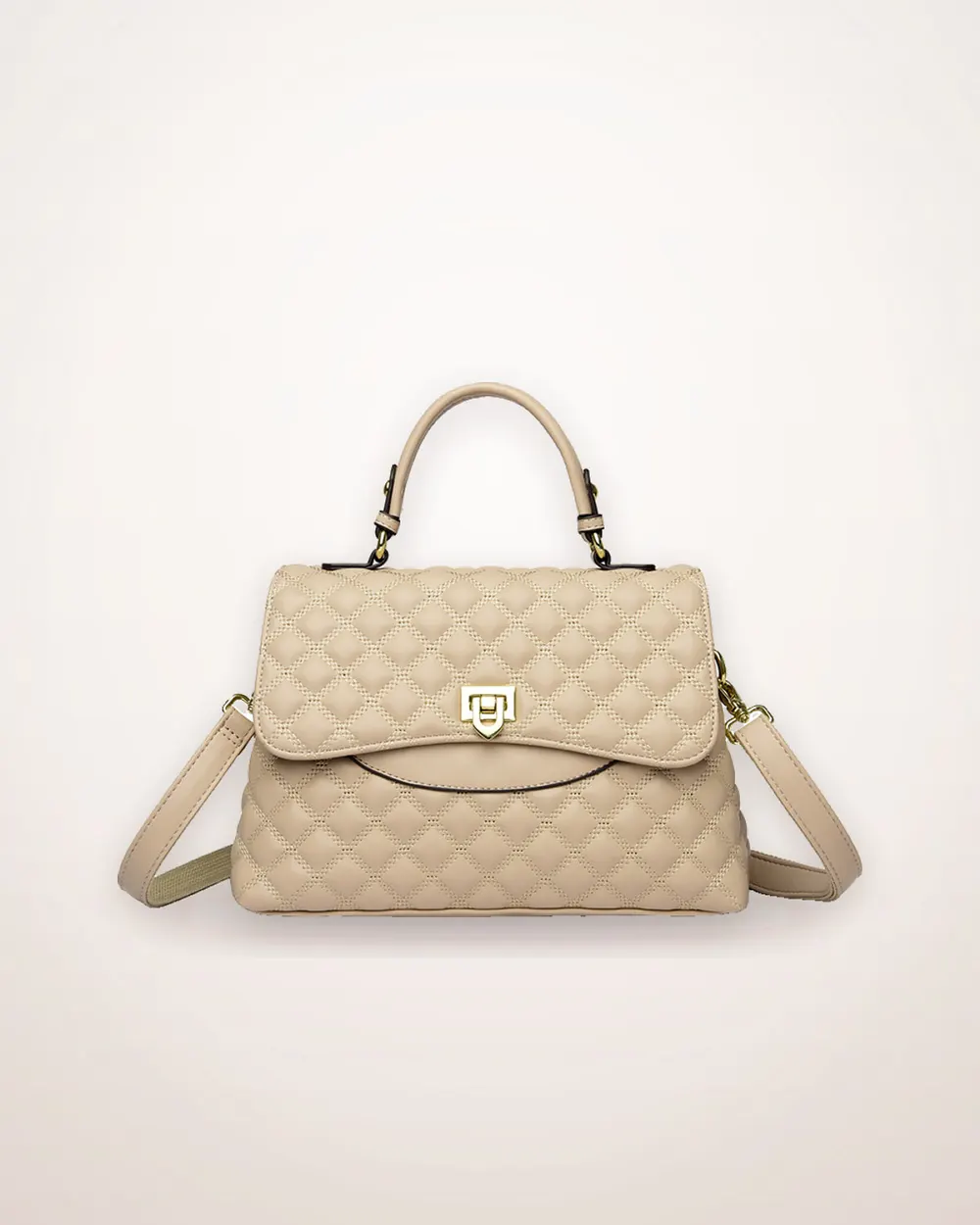 Plaid PU Messenger Crossbody Bag