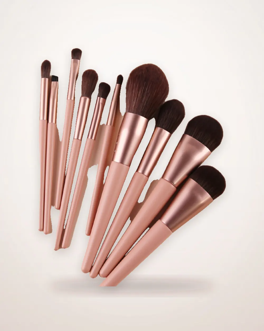 11-Piece Portable Makeup Brush Set