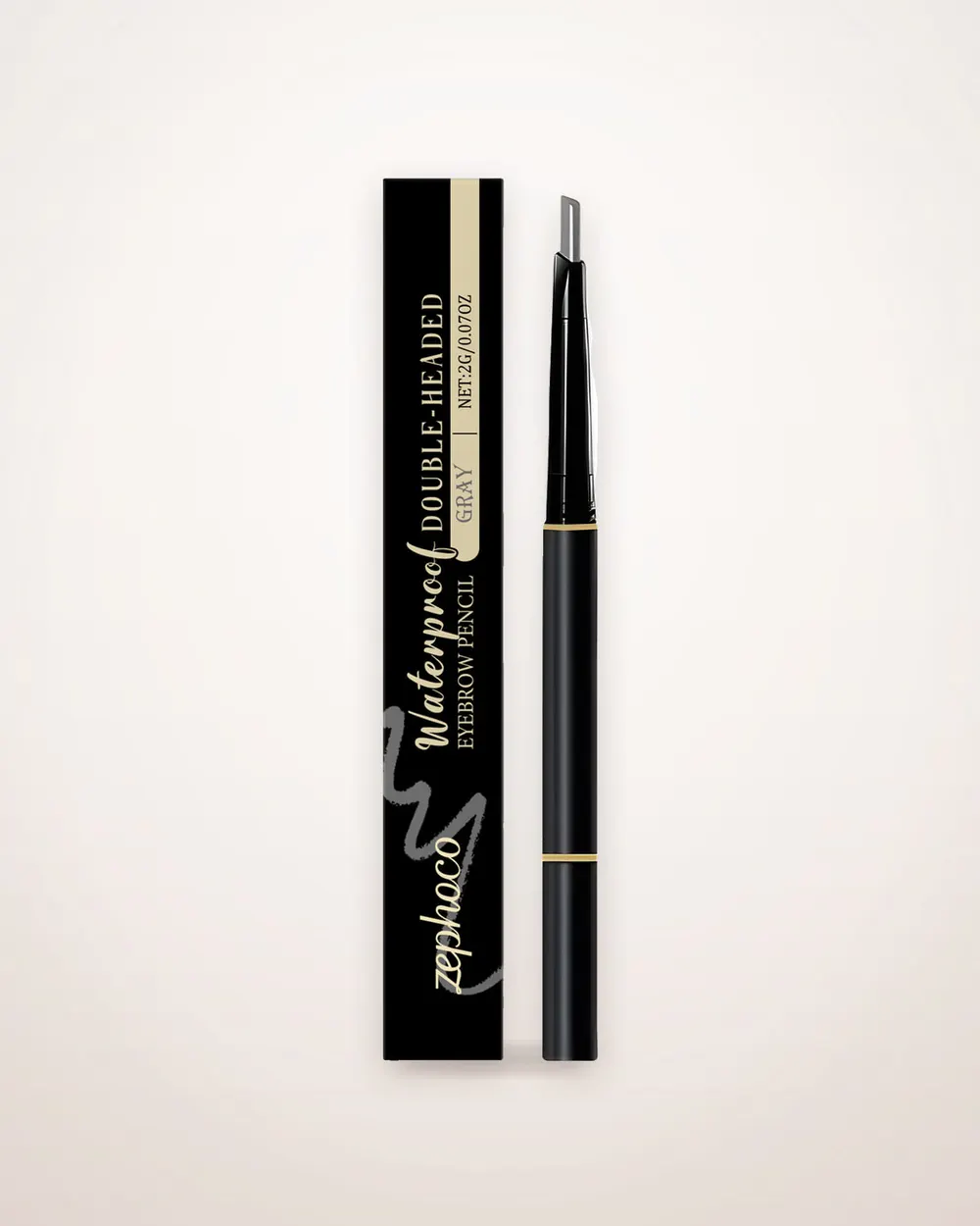 Grey Double-Ended Brow Pencil