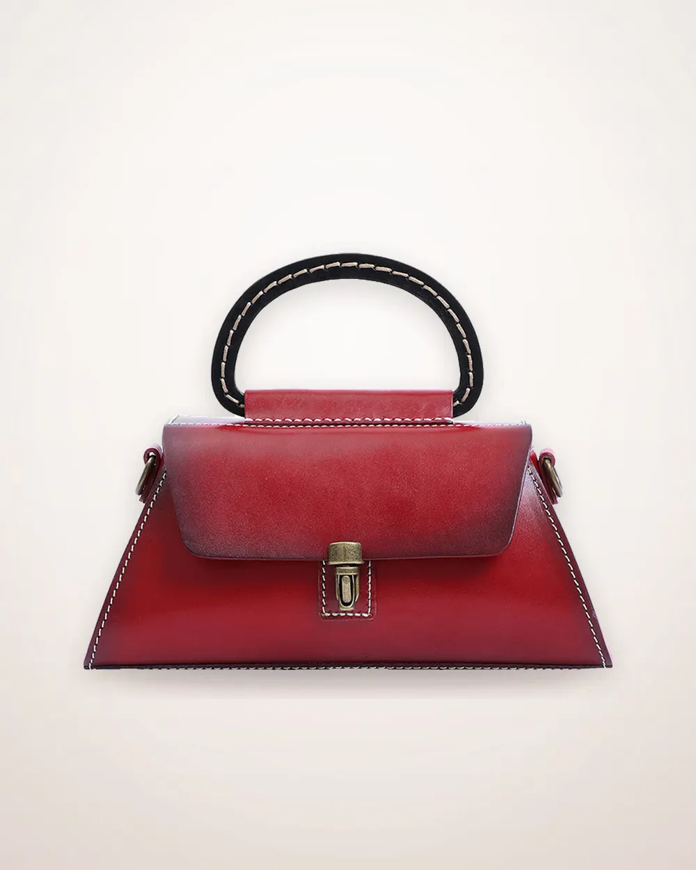 Single-Strap Cowhide Leather Bag