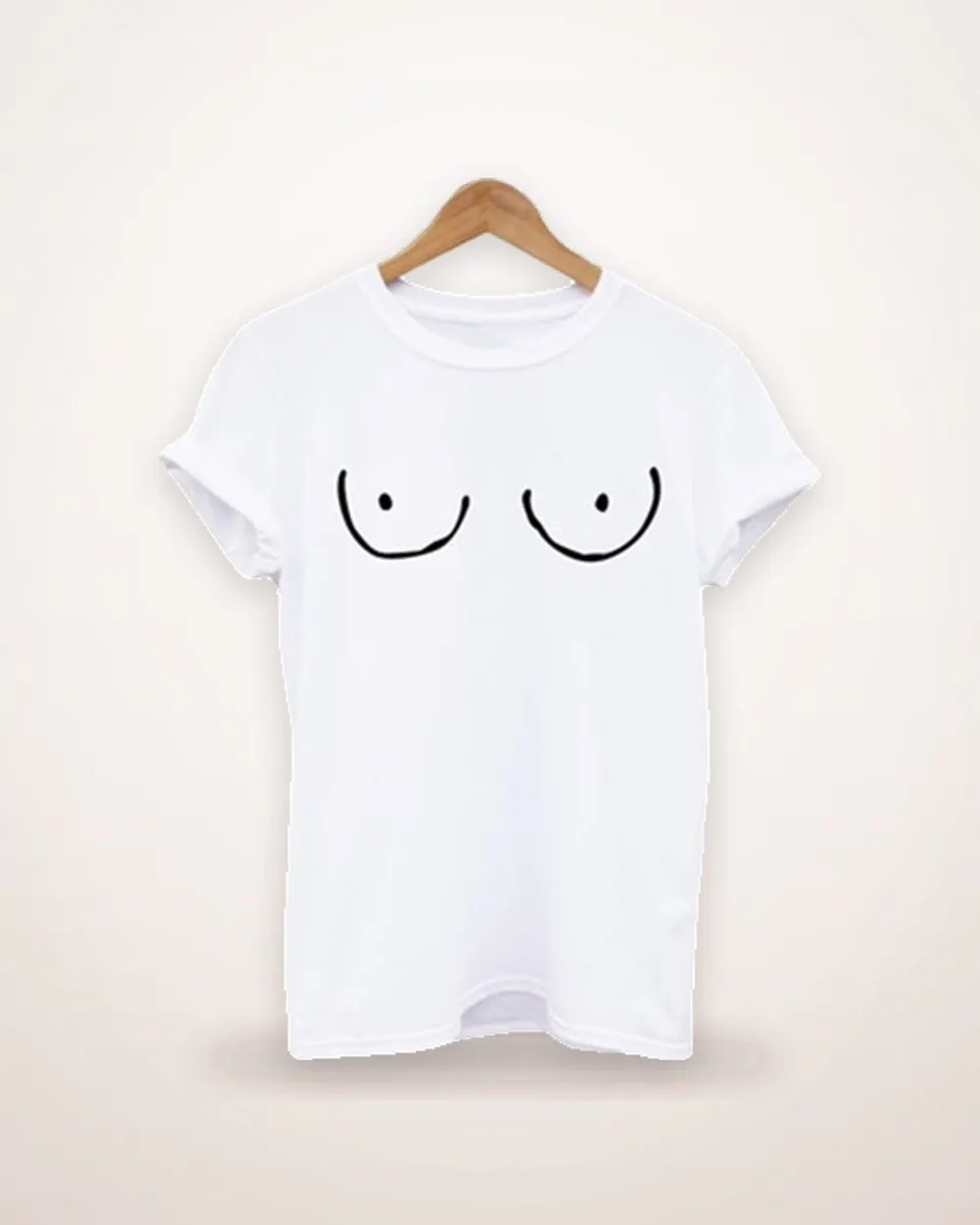 Printed Cotton Casual Tee