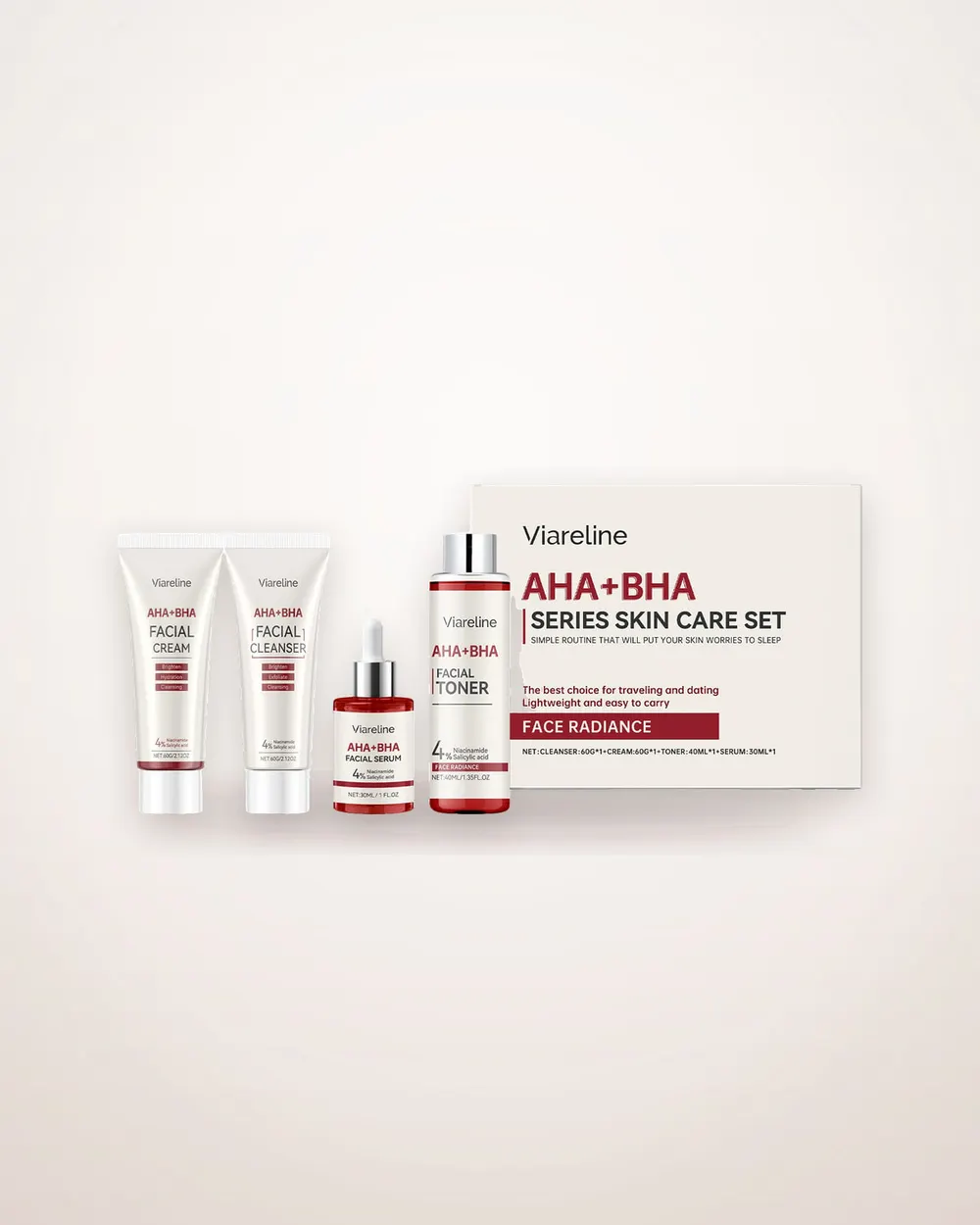 Salicylic Acid Four-Piece Skincare Set