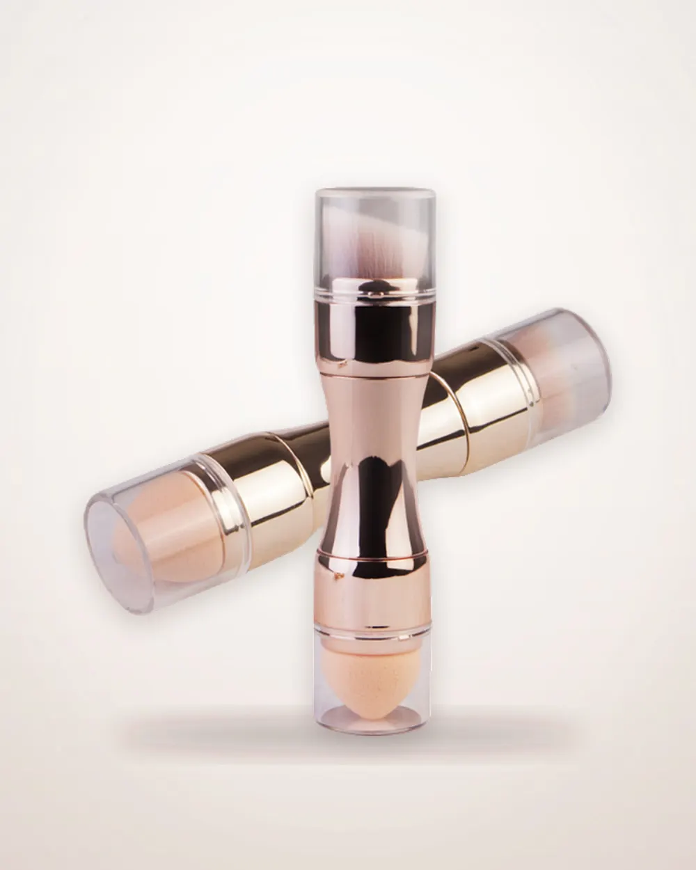 Four-in-One Compact Makeup Brush