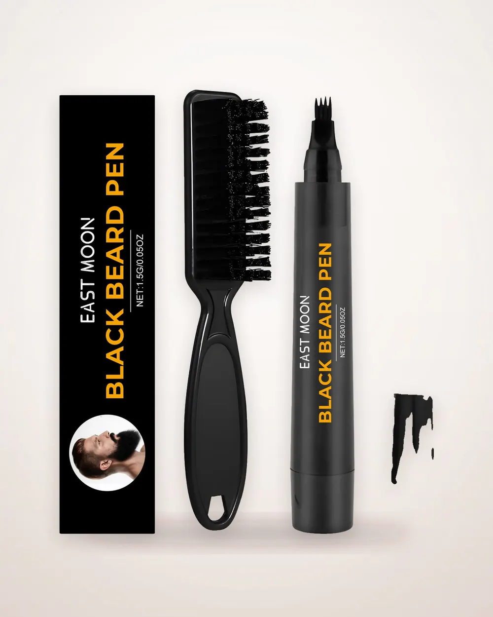 Dual-Ended Waterproof Beard Filler Pencil