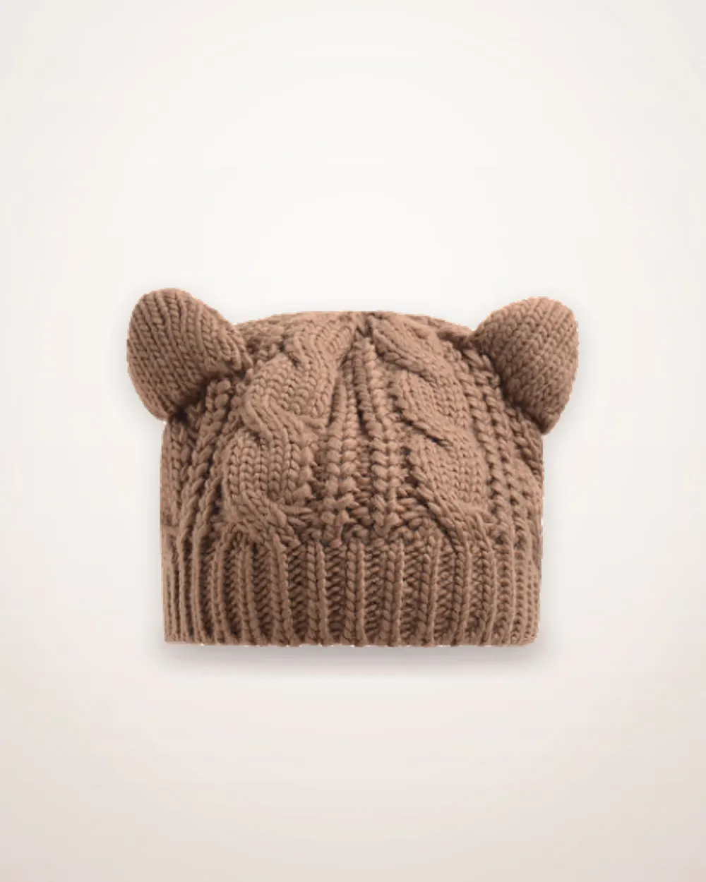 Devil Horns Cat Ear Knit Beanie