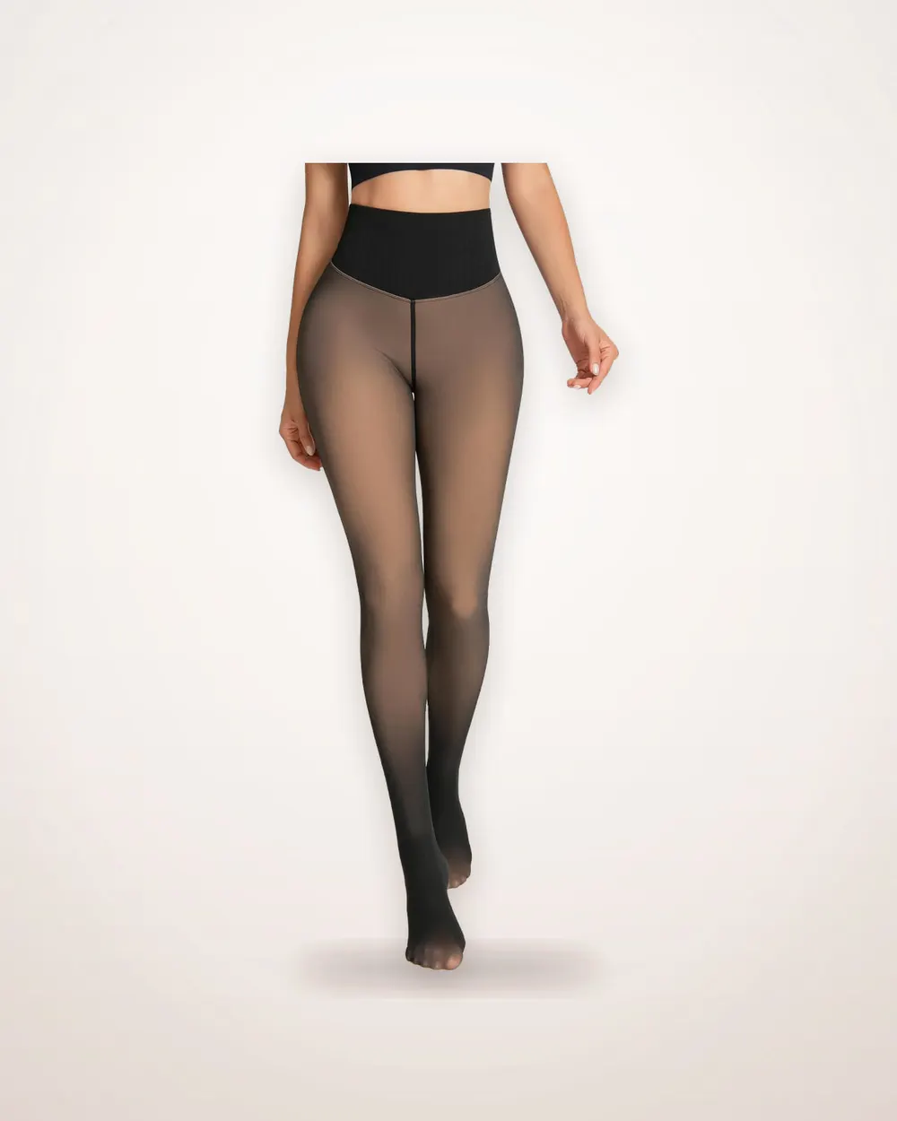 Fleece-Lined Shaping Tights