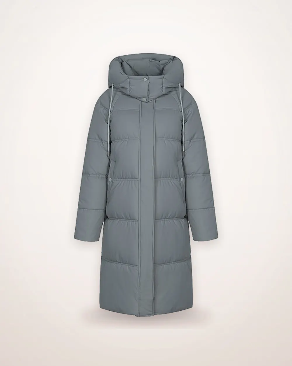 Long Hooded Padded Coat