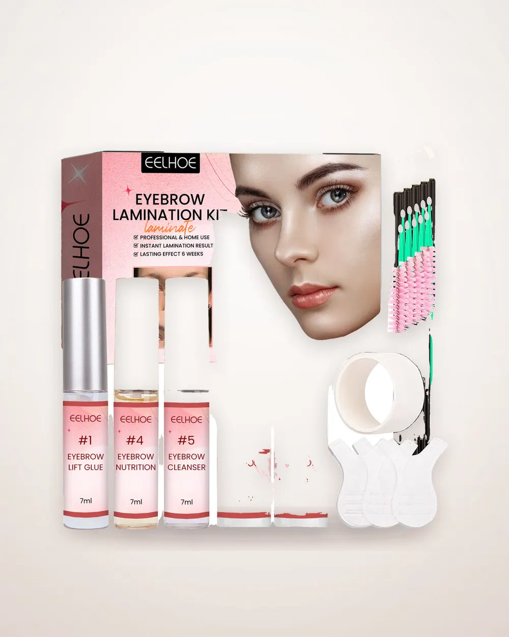 Eyebrow Lamination Kit with Pencil