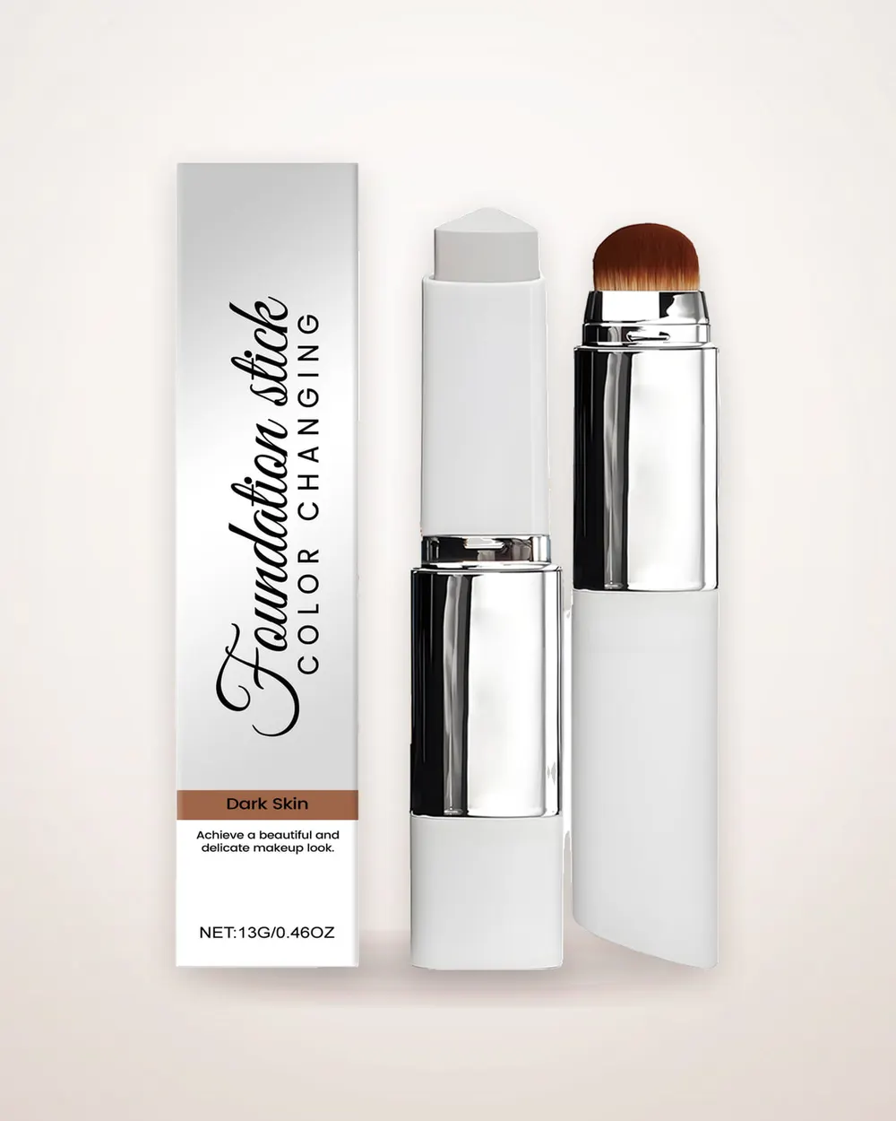 Color-Changing Foundation Stick for Deep Skin