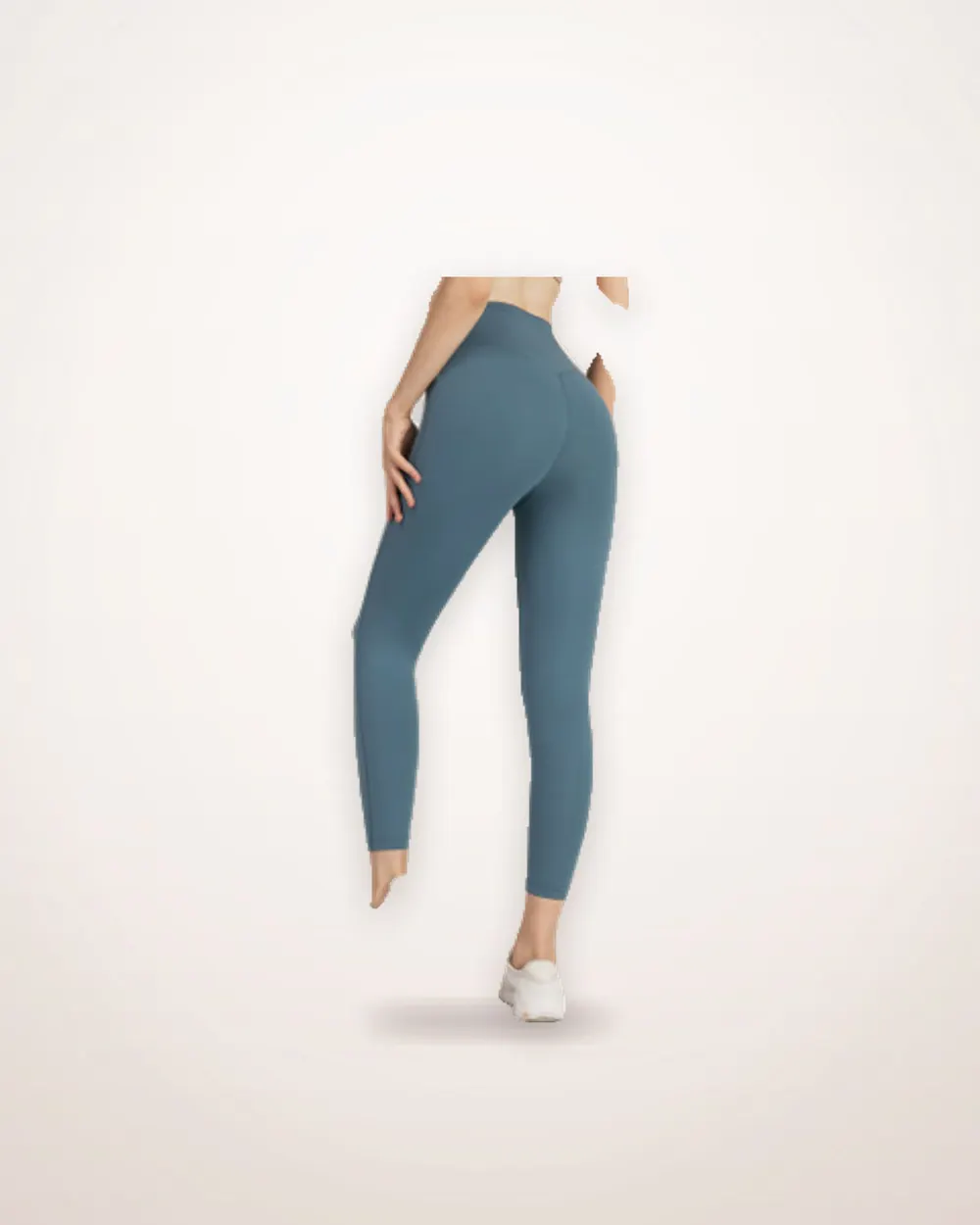 Tight-Fit Nylon Gym Leggings