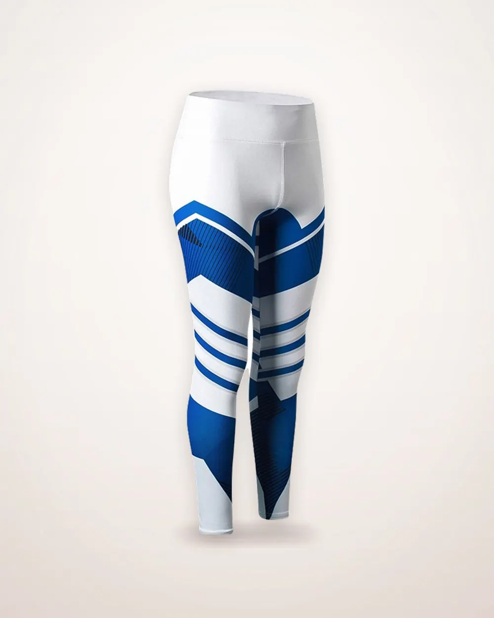 Reflective High-Waist Yoga Leggings