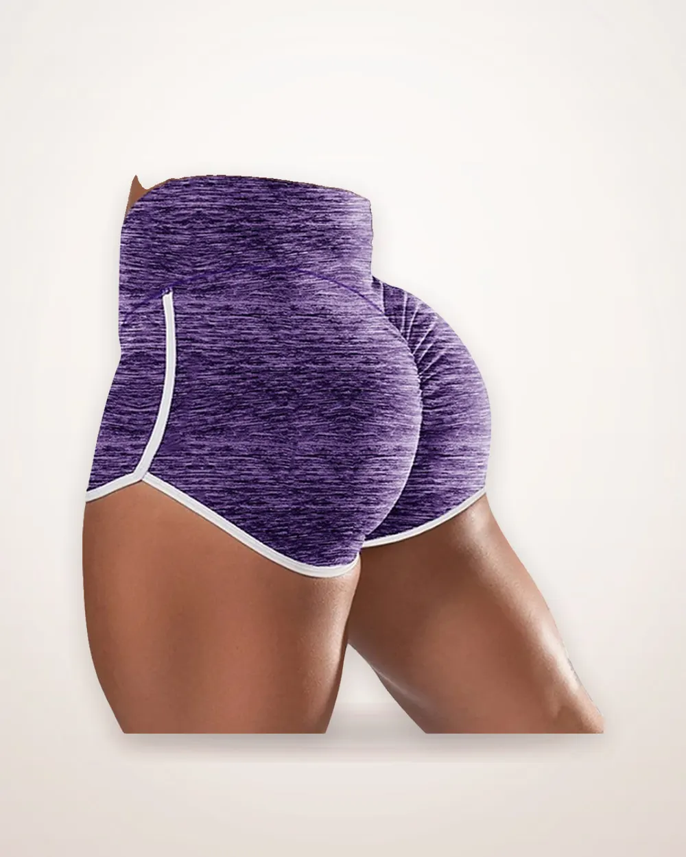 High-Waist Close-Fit Sports Shorts
