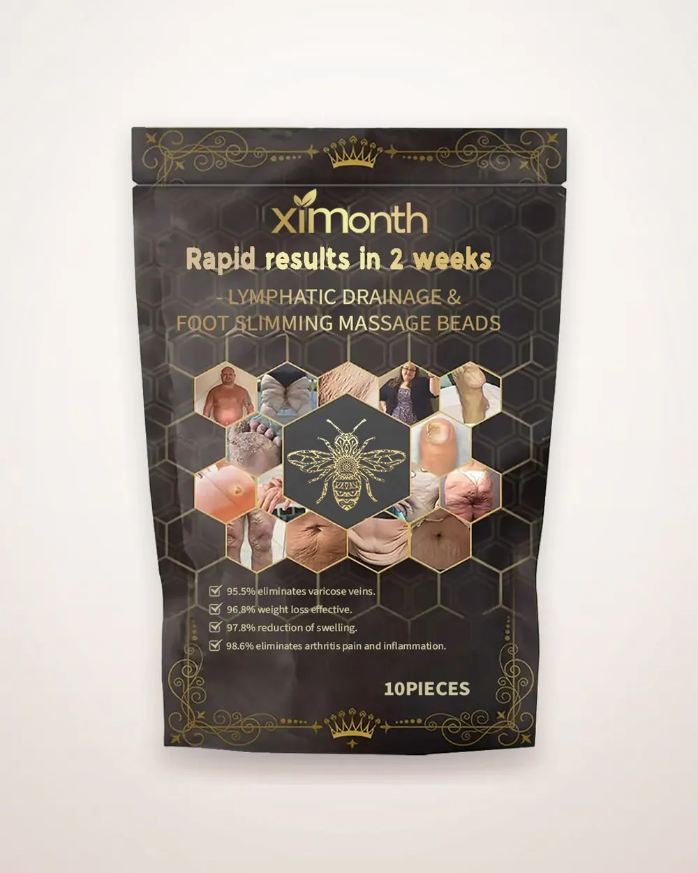 Bee Venom Foot Soak Sachets, 10-Piece Set