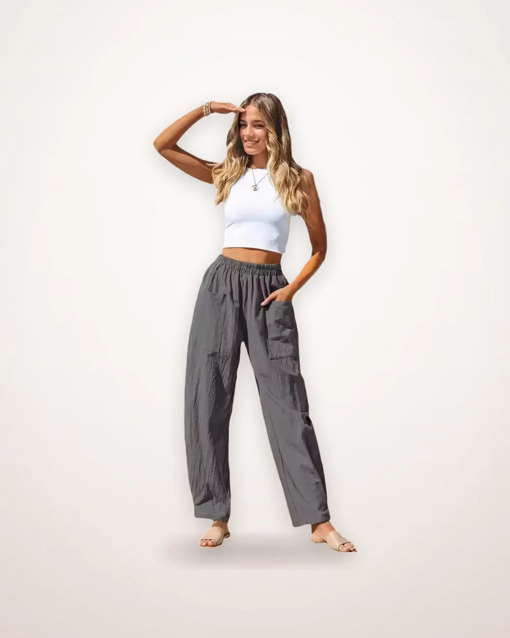Vacation Straight-Leg Trousers