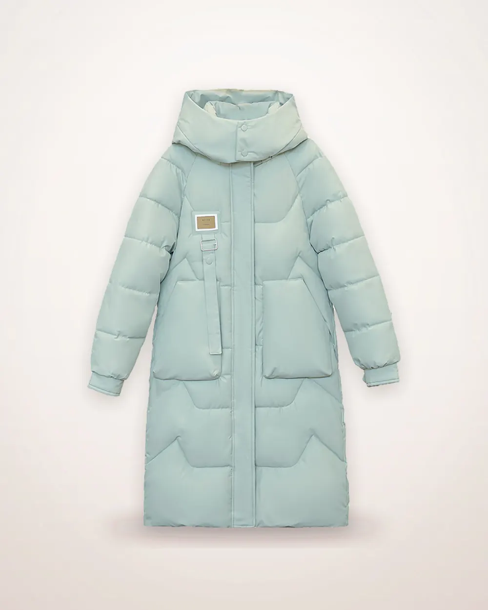 Detachable Hood Mid-Length Padded Coat