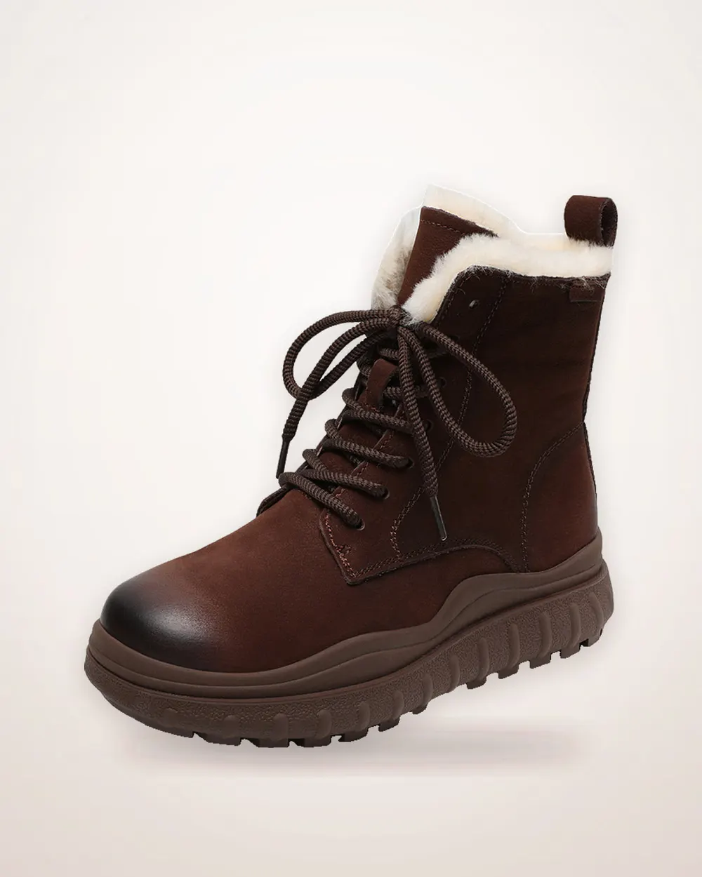 High-Top Wool-Cashmere Snow Boots