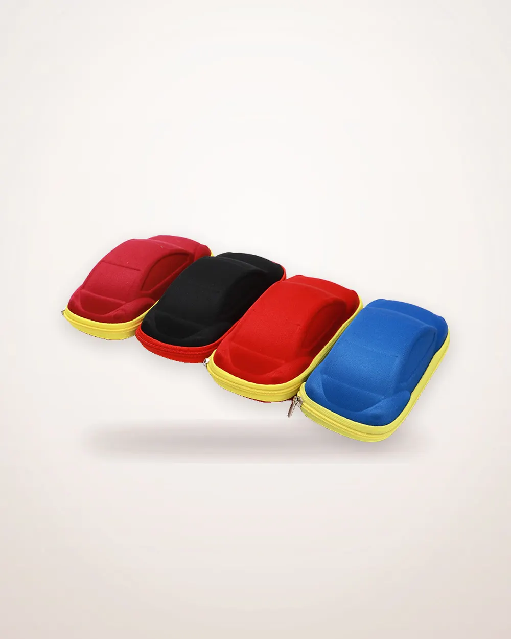Car-Shaped Zipper Glasses Case