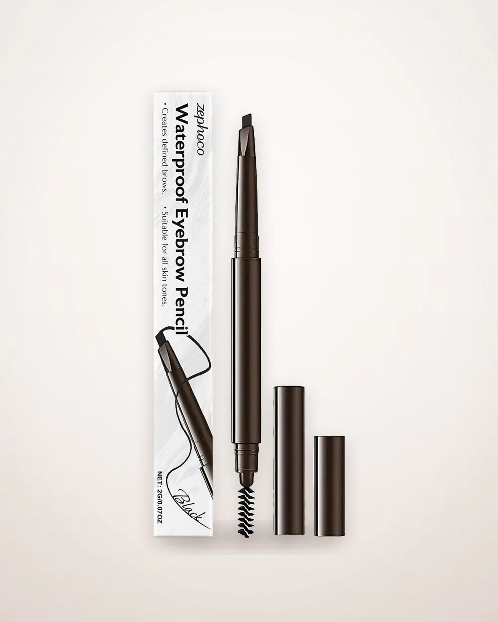 Waterproof Two-in-One Eyebrow Pencil
