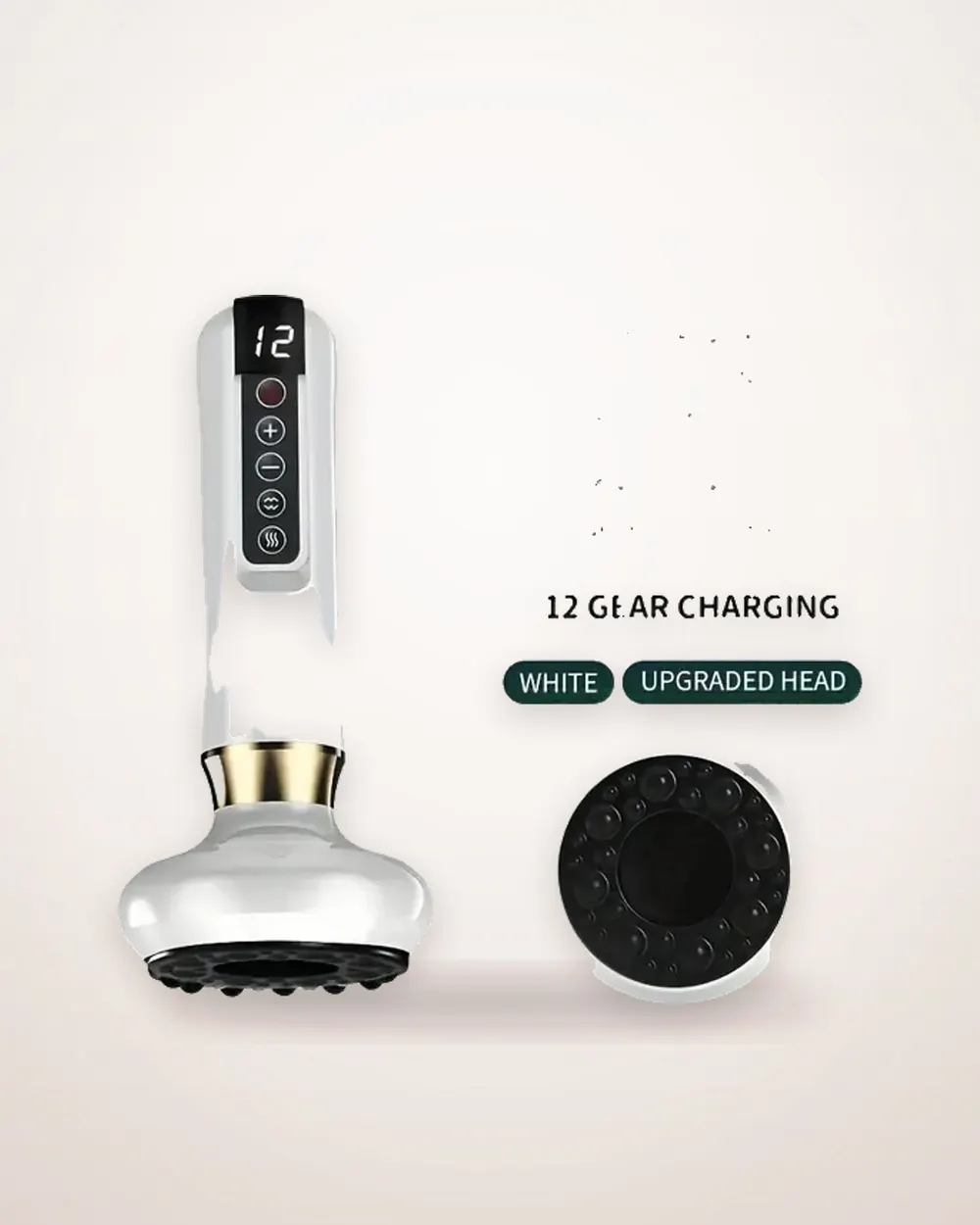 12-Level Rechargeable Cupping Massager