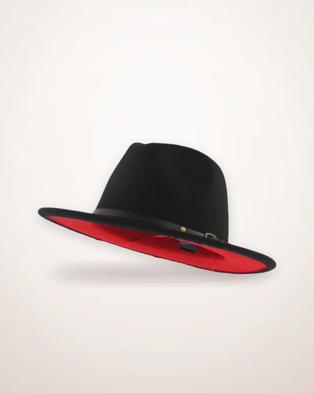 Flat-Brim Wool Felt Fedora