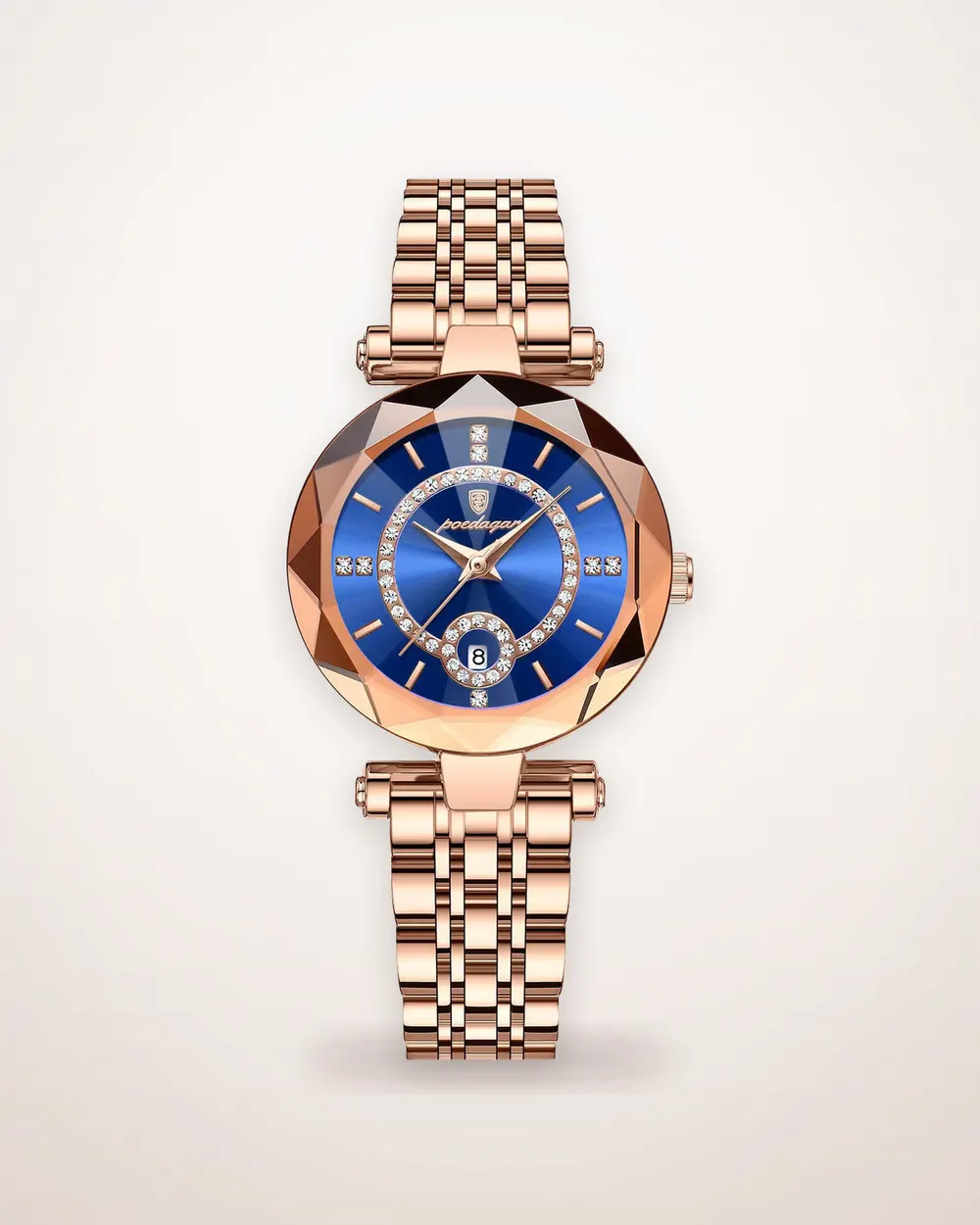 Ultra-Thin Rose Gold Quartz Watch