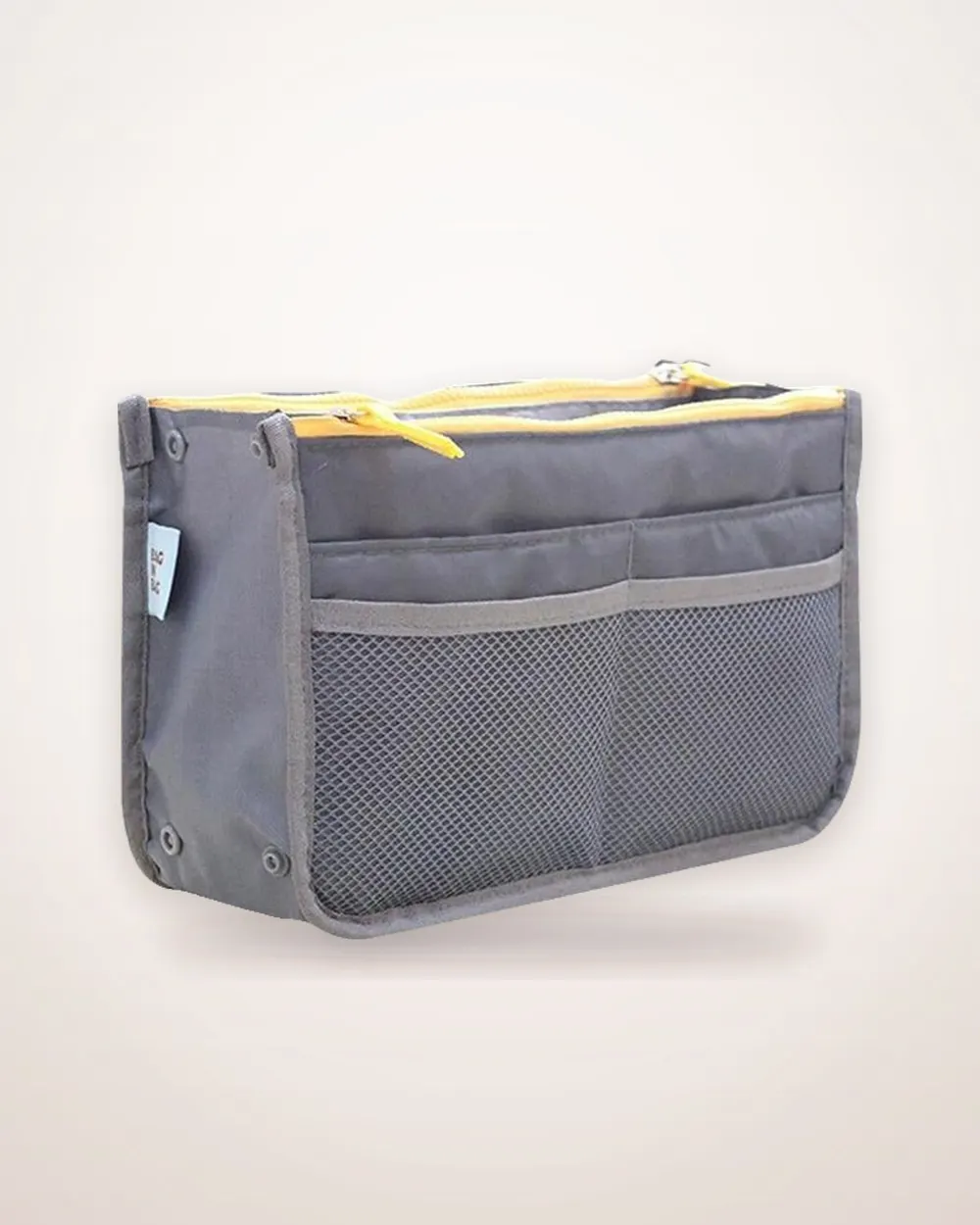 Double-Zip Travel Cosmetic Organizer