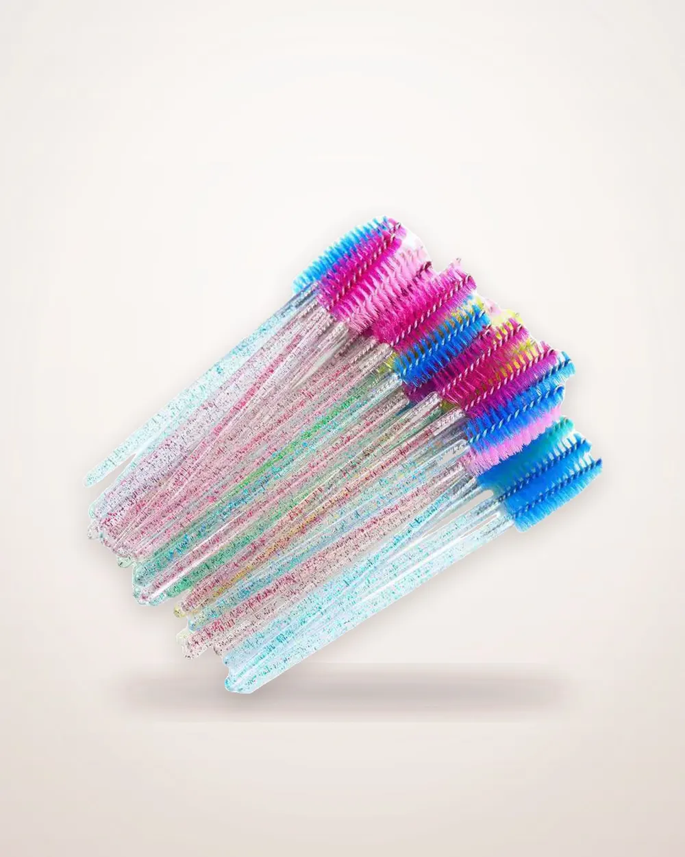 Crystal Handle Disposable Mascara Brushes, 50-Piece