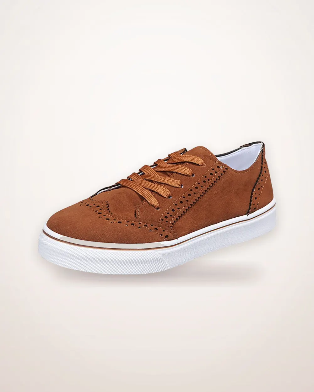 Cross-Strap Low Platform Sneakers