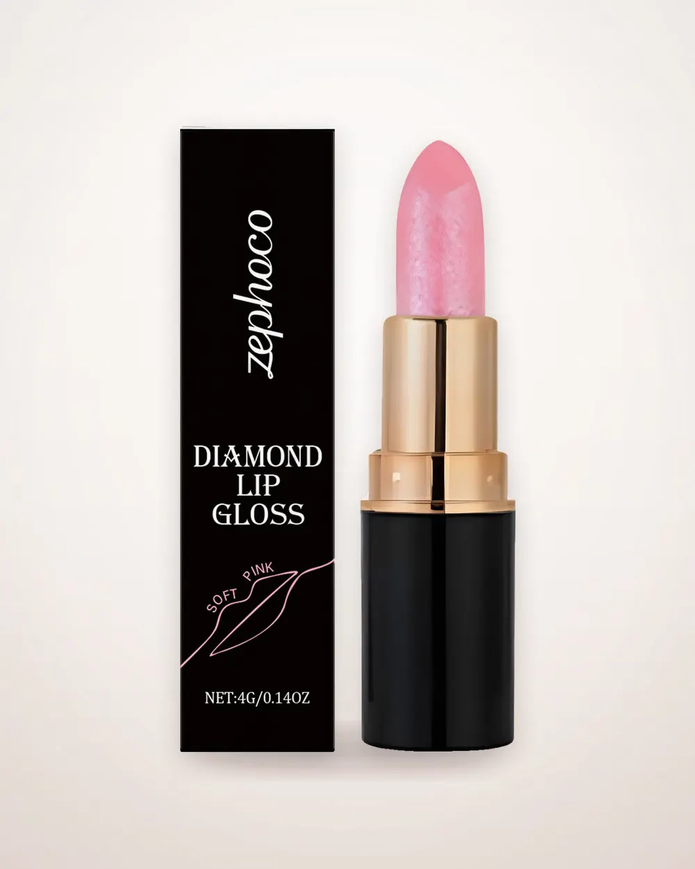 Soft Pink Diamond Lip Gloss