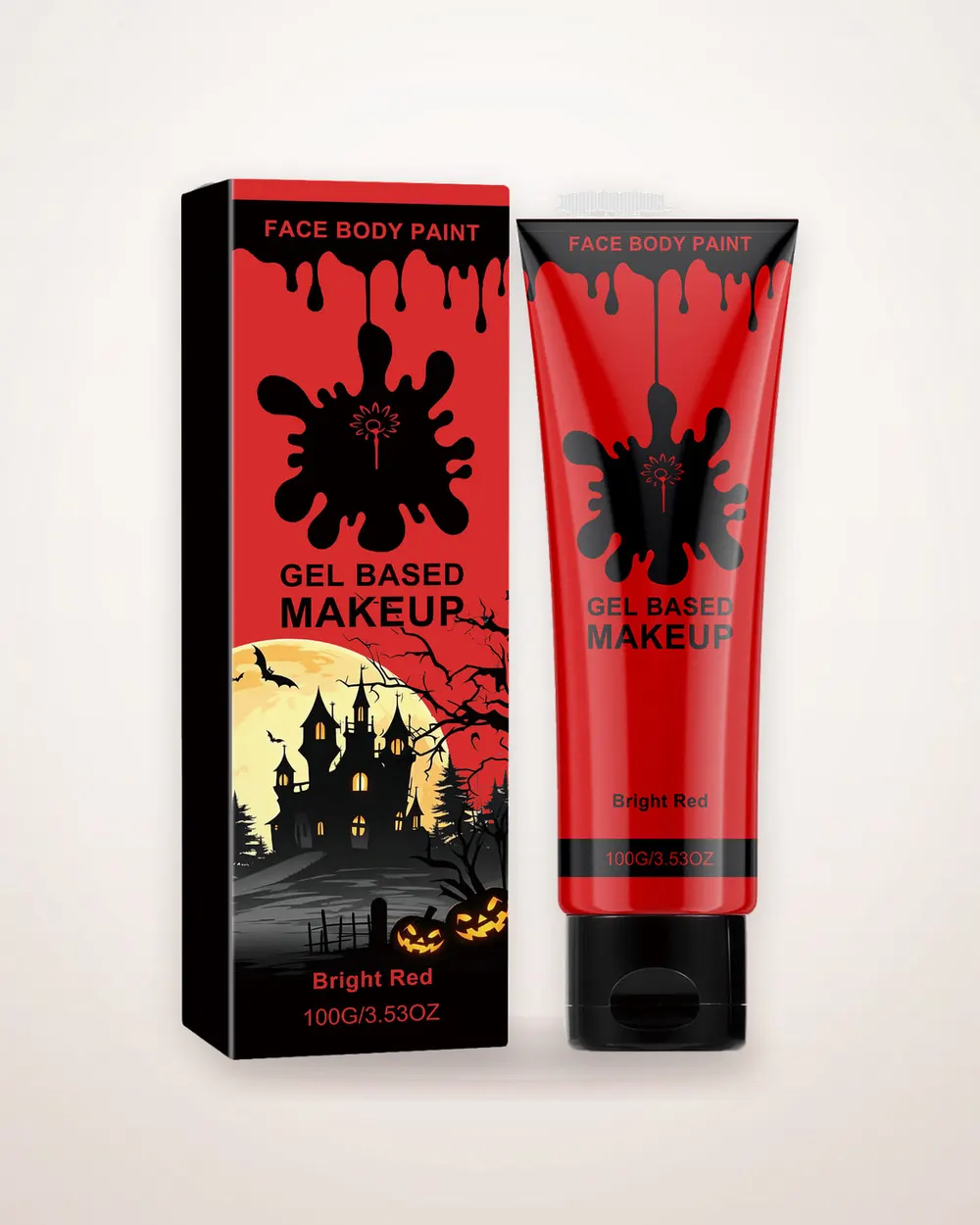 Red Body Paint for Face and Body