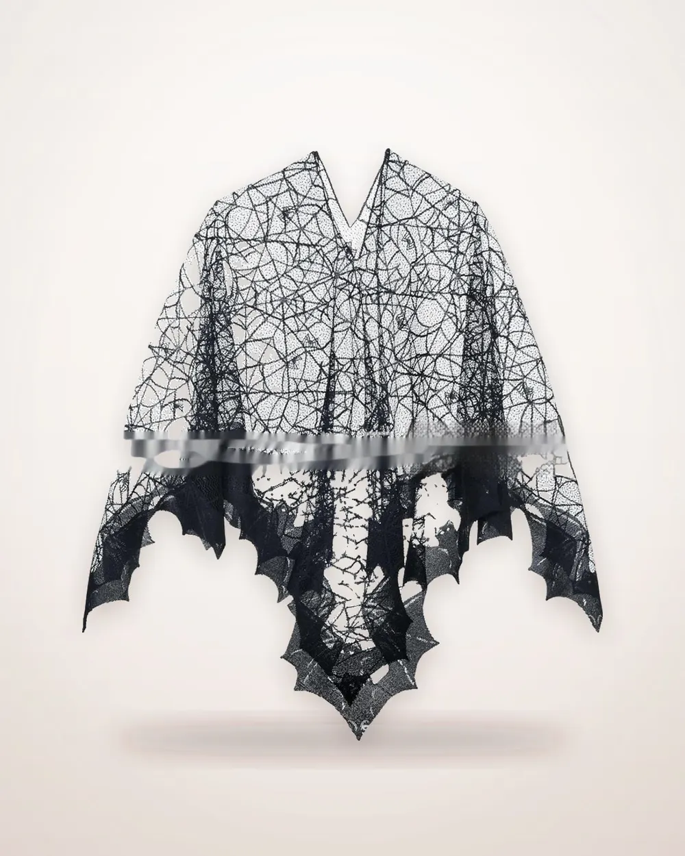 Bat Wing Lace Cape Shawl