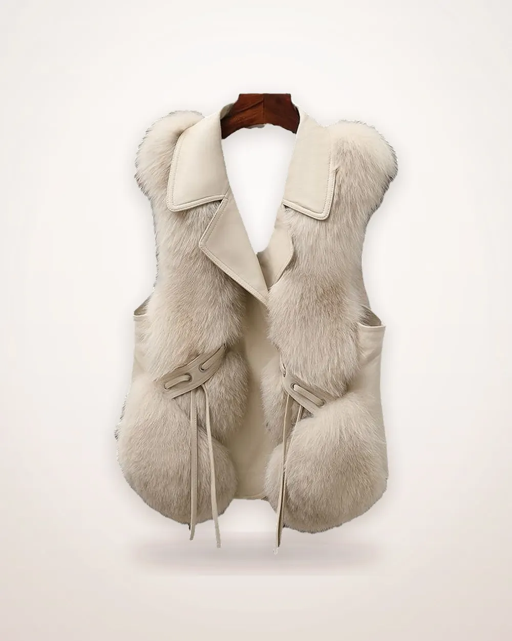 Faux Fur Short Vest Coat