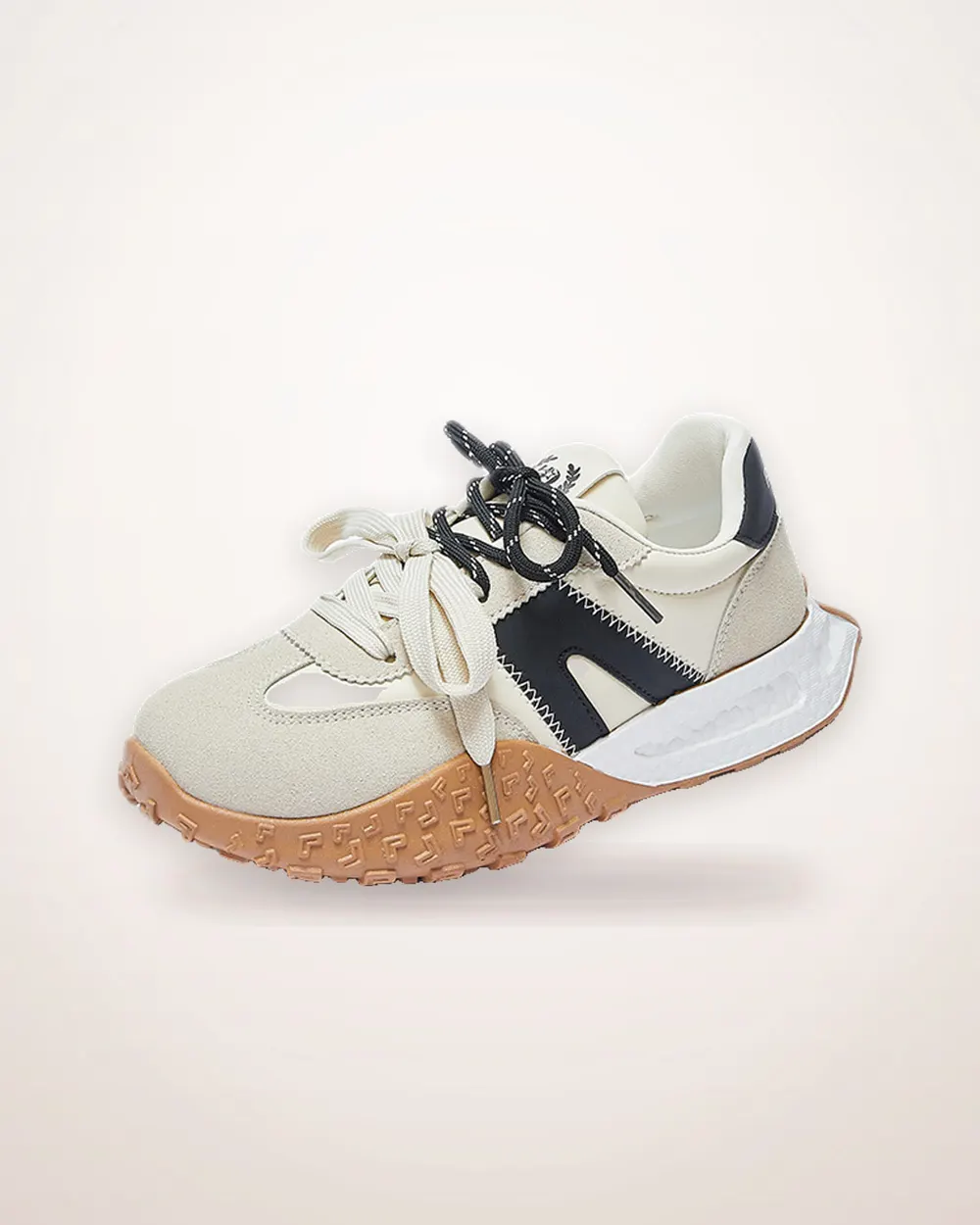 Colour-Block Wedge Running Trainers