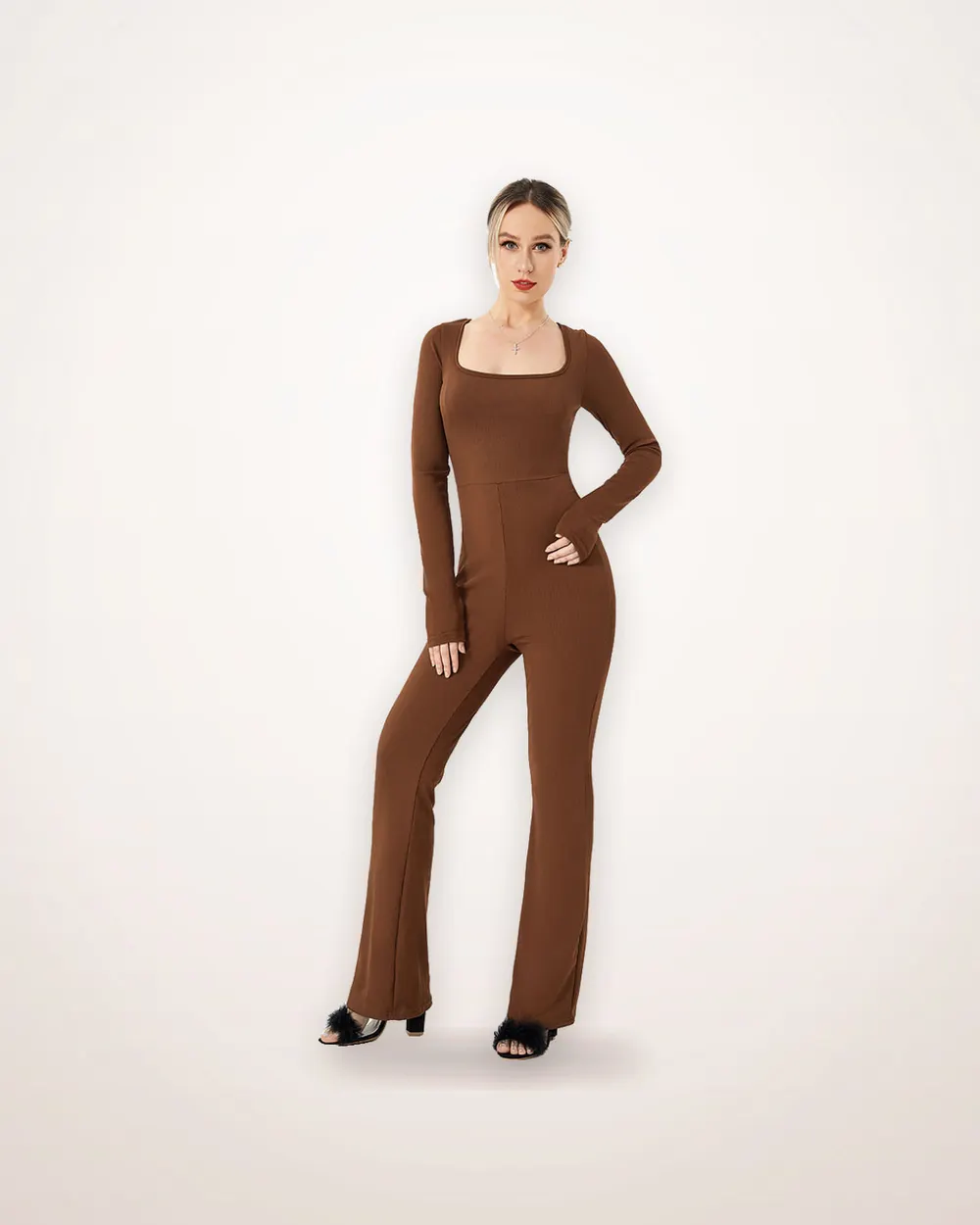 Loose High Stretch Jumpsuit