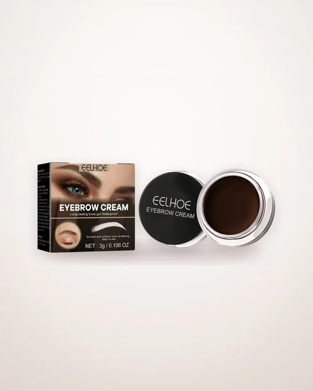 Waterproof Eyebrow Cream in Walnut