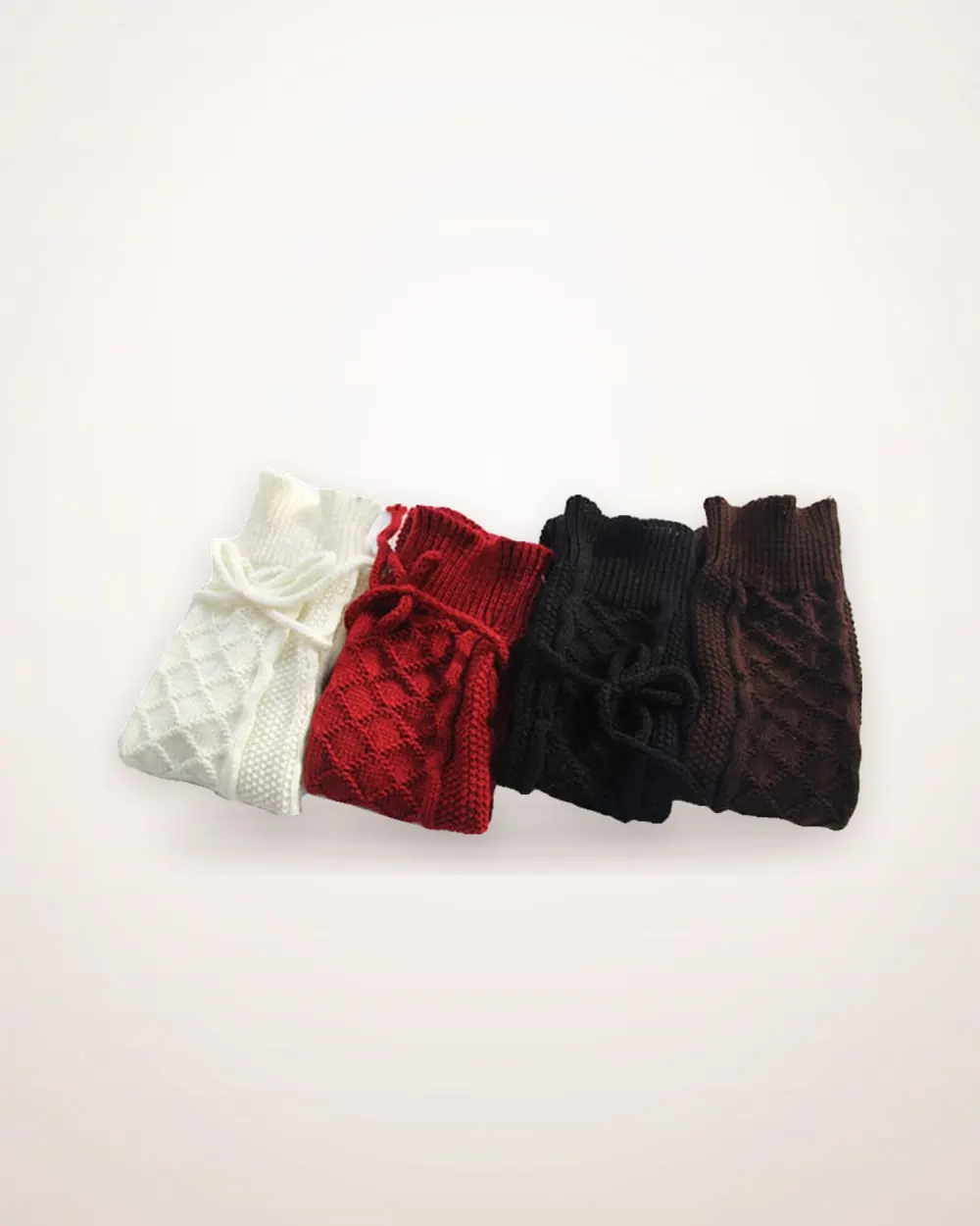 Over-the-Knee Diamond Ribbon Socks