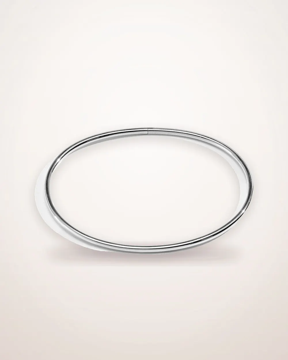 Titanium Steel Hollow Tube Hoop Anklet