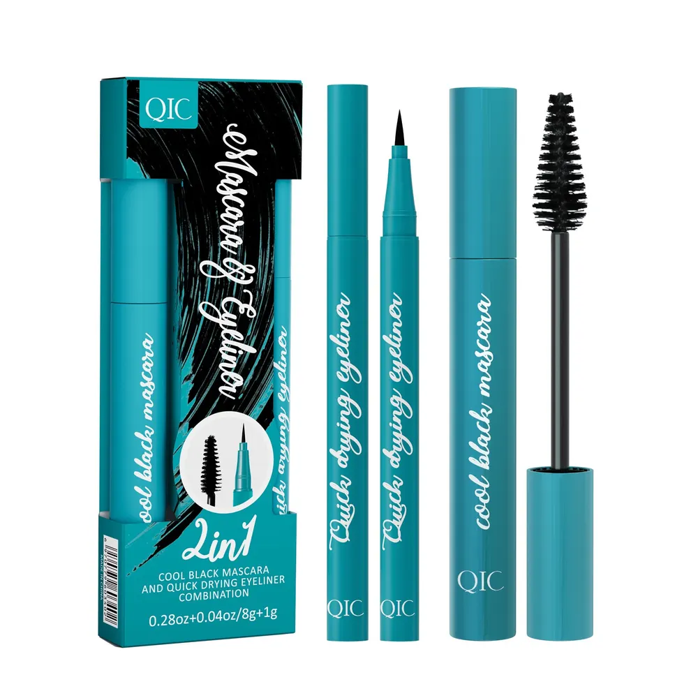 Eyeliner and Mascara Set in Green
