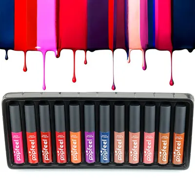 12-Color Lip Gloss Set