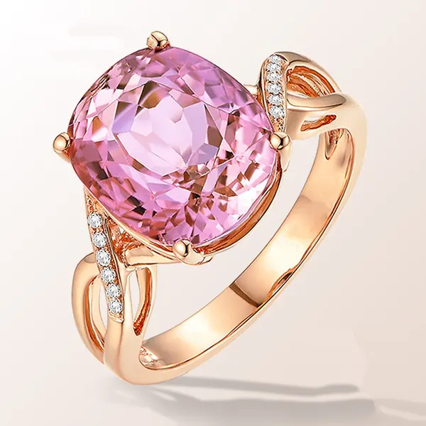 Tourmaline and Zircon Inlay Ring