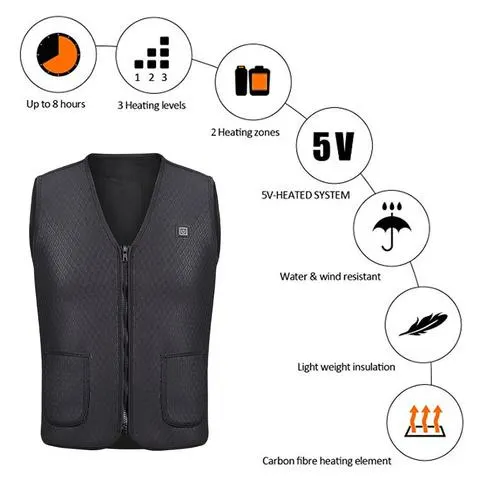 Electric Heated Outdoor Gilet