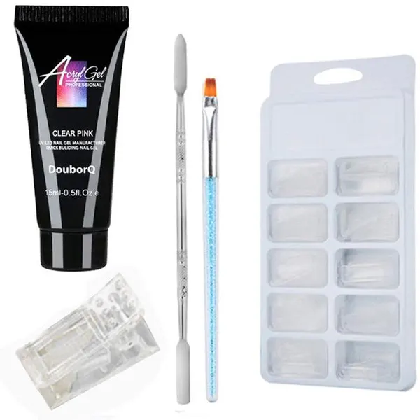 Clear Gel Nail Polish Art Kit