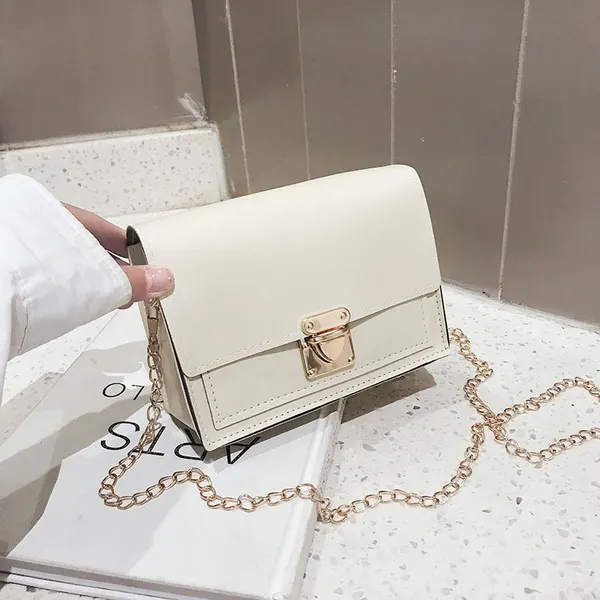 Chain Strap Small Square Shoulder Bag