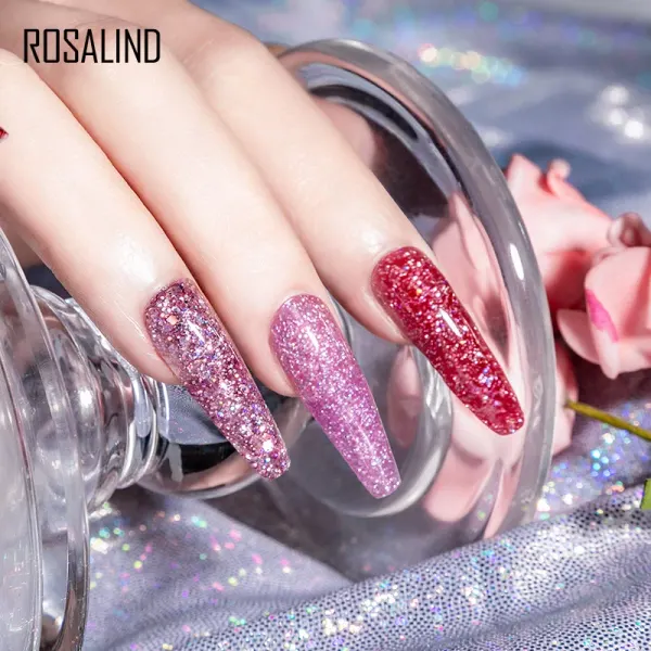 Pearlescent Glitter Poly Nail Gel